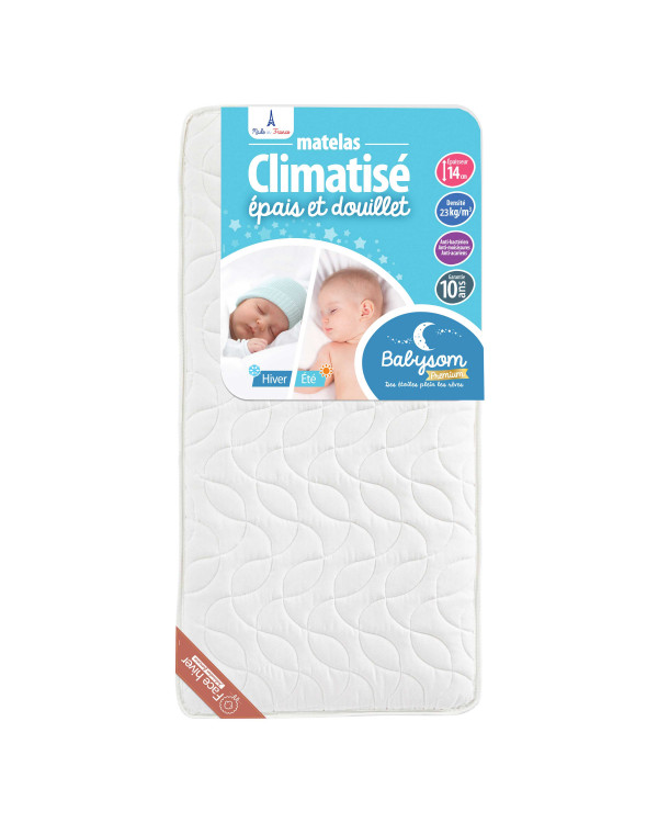 Matelas bébé climatisé