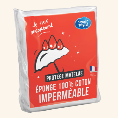 Protège matelas éponge imperméable