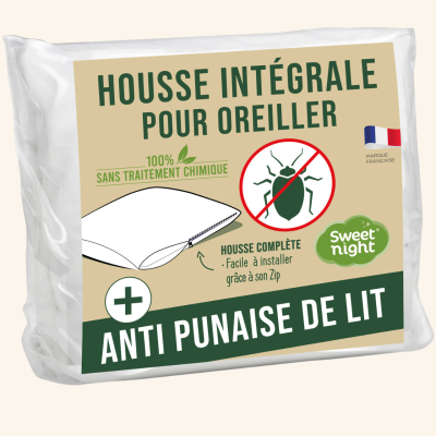 Protège oreiller enfant - Anti-punaise de lit