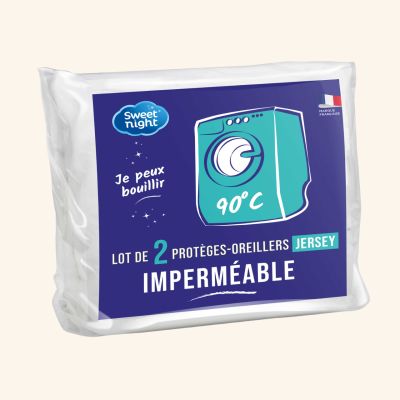 Protège oreiller imperméable - Lot de 2