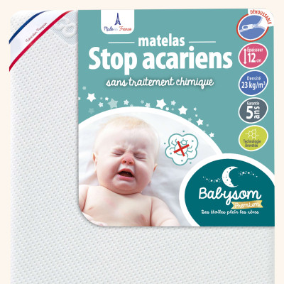 Matelas bébé Allergostop - Certifié Oekotex