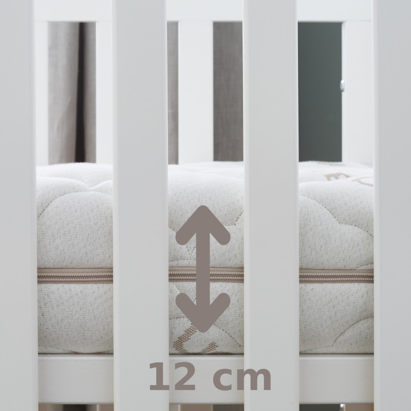 Matelas bébé coton bio - Fabrication Française