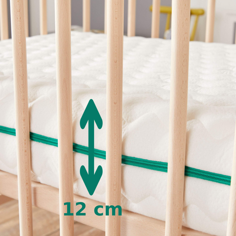 Matelas bébé color bambou - Fabrication Française